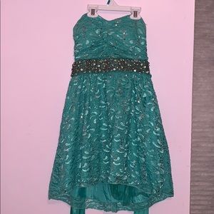Turquoise dress